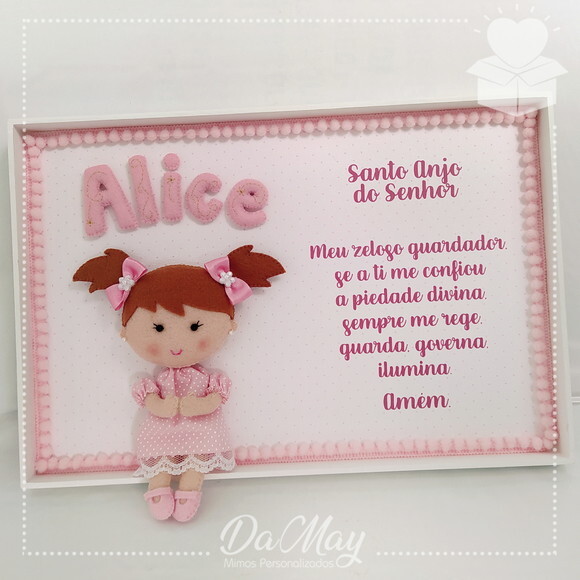Quadro Oração Santo Anjo