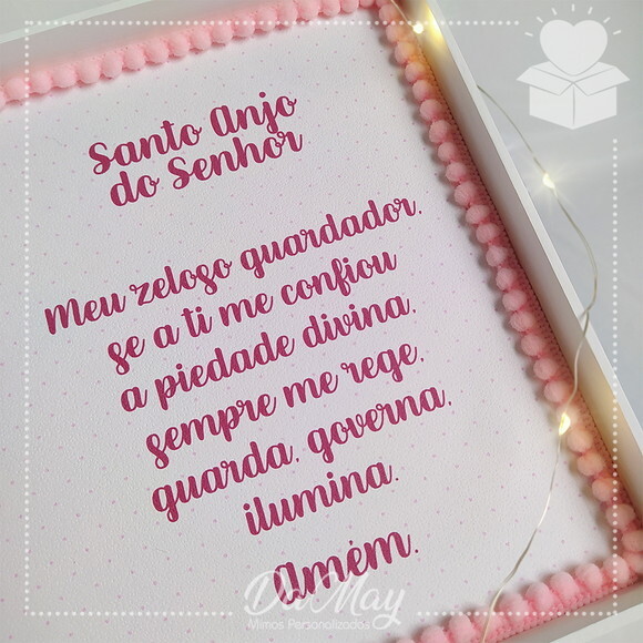 Quadro Oração Santo Anjo