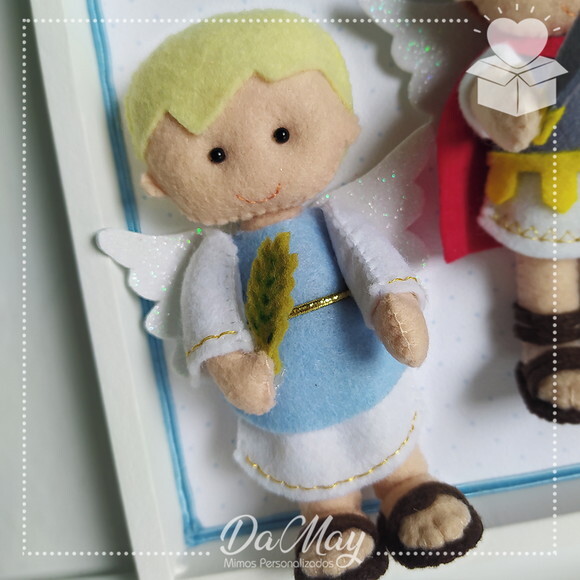 Quadro Oração Santo Anjo - Arcanjos