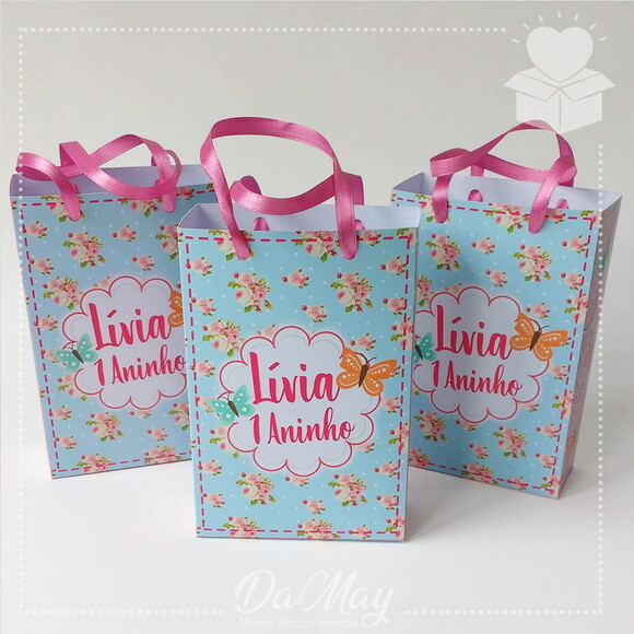Sacolinha Personalizada - Lembrancinha Menina