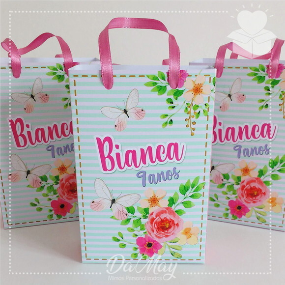Sacolinha Personalizada - Lembrancinha Menina