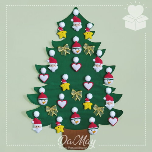 Árvore de Natal para Parede em Feltro