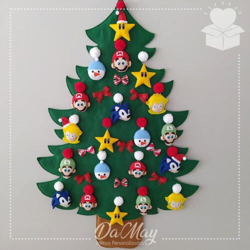 Árvore de Natal para Parede em Feltro