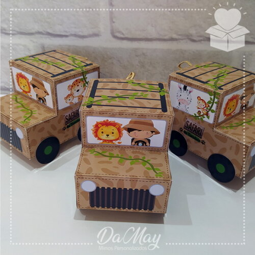 Caixa Jipe Safari Personalizada