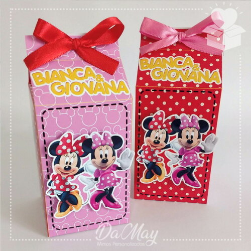 Caixa Milk Personalizada - Lembrancinha Menina