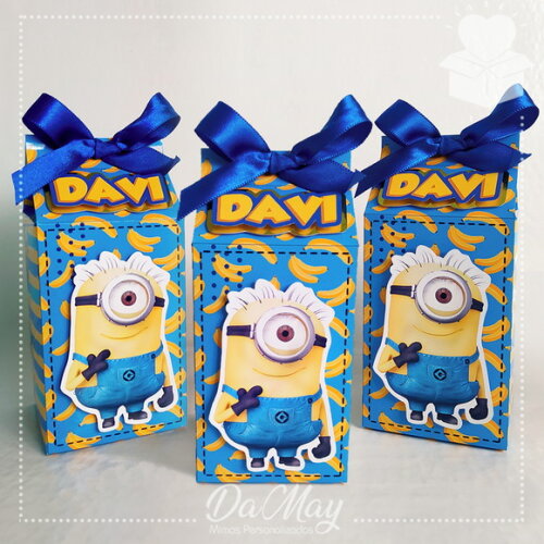 Caixa Milk Personalizada - Lembrancinha Menino