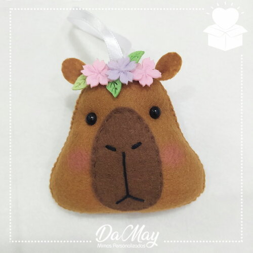 Chaveiro Capivara Feltro