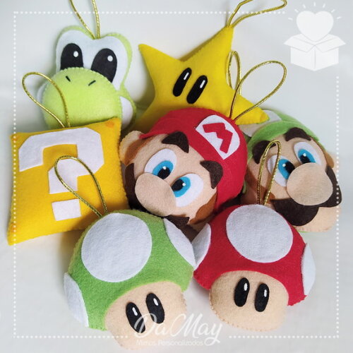 Chaveiro Mario Bros Feltro