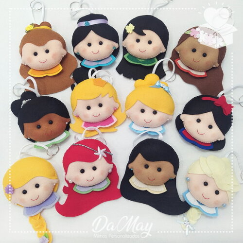 Chaveiro Princesas Disney