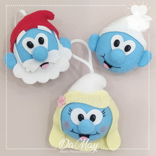 Chaveiro Smurfs