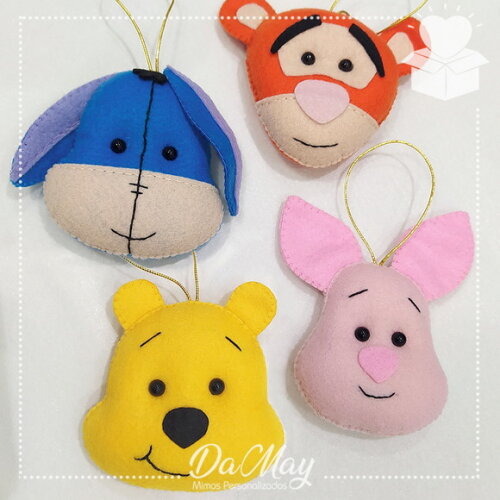 Chaveiro Turma Ursinho Pooh