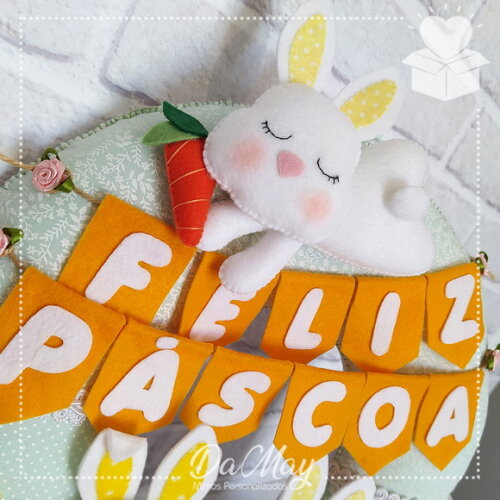 Guirlanda de Páscoa Coelhinhos