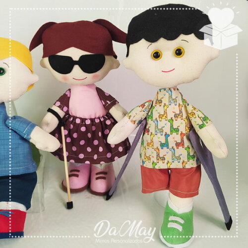 Kit Bonecos - Inclusão Social Infantil