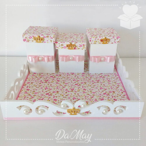 Kit Higiene Maternidade Ursinha Floral