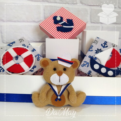 Kit Higiene Maternidade Urso Marinheiro