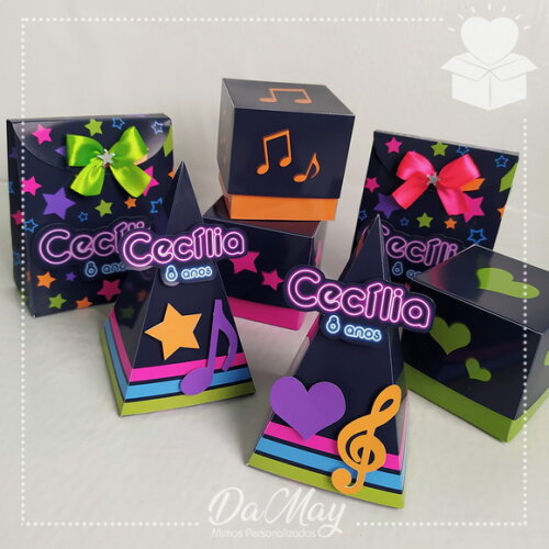 Kit Personalizados Festa Neon
