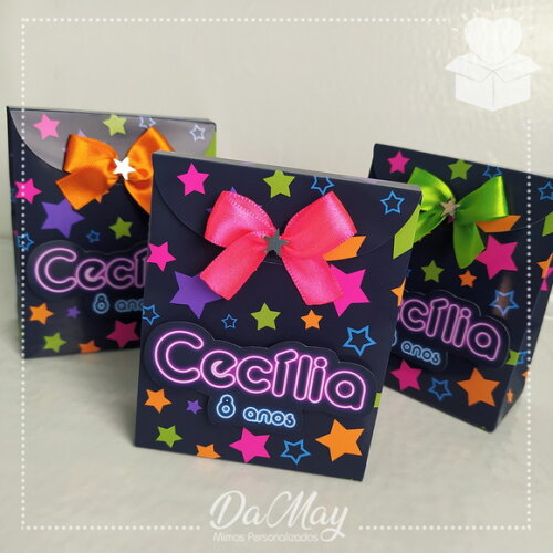 Kit Personalizados Festa Neon