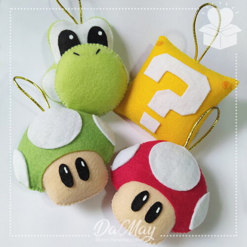 Pingente Mario Bros | Kit Árvore de Natal
