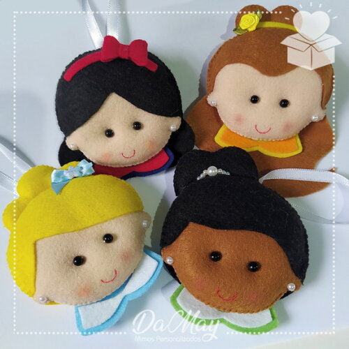 Pingente Princesas Disney | Kit Árvore de Natal
