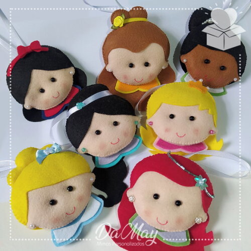Pingente Princesas Disney | Kit Árvore de Natal