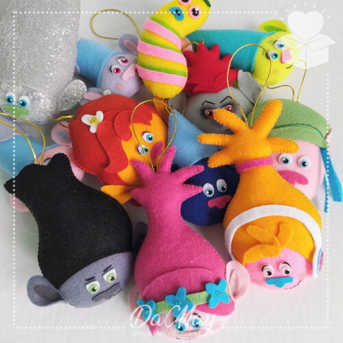 Pingente Trolls | Kit Árvore de Natal