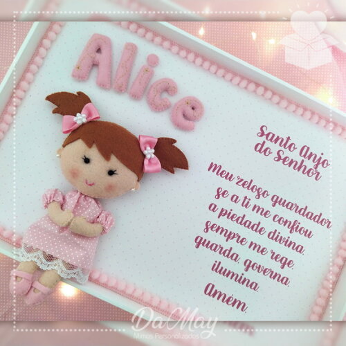 Quadro Oração Santo Anjo