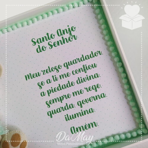 Quadro Oração Santo Anjo