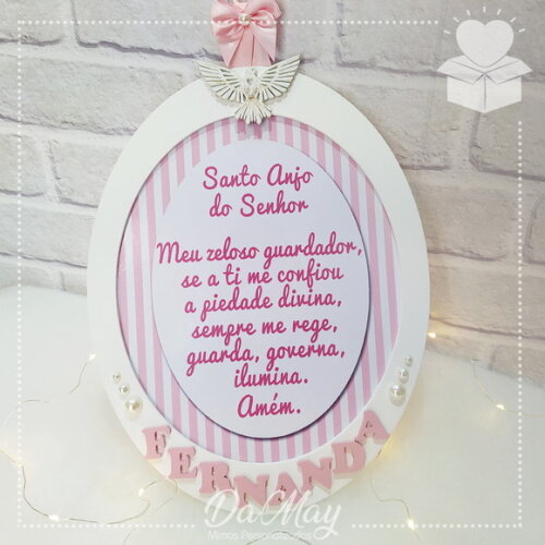 Quadro Oração Santo Anjo