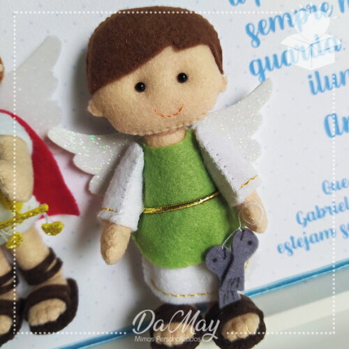 Quadro Oração Santo Anjo - Arcanjos
