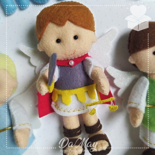 Quadro Oração Santo Anjo - Arcanjos