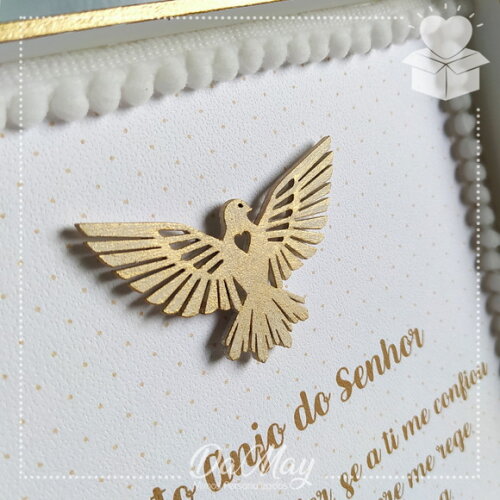 Quadro Oração Santo Anjo - Espirito Santo