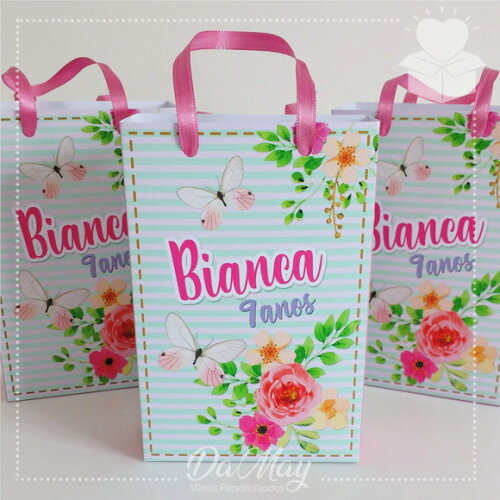 Sacolinha Personalizada - Lembrancinha Menina