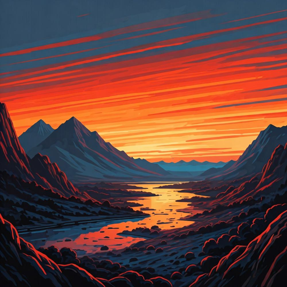 Pintura Digital Personalizada com Textura de Tinta