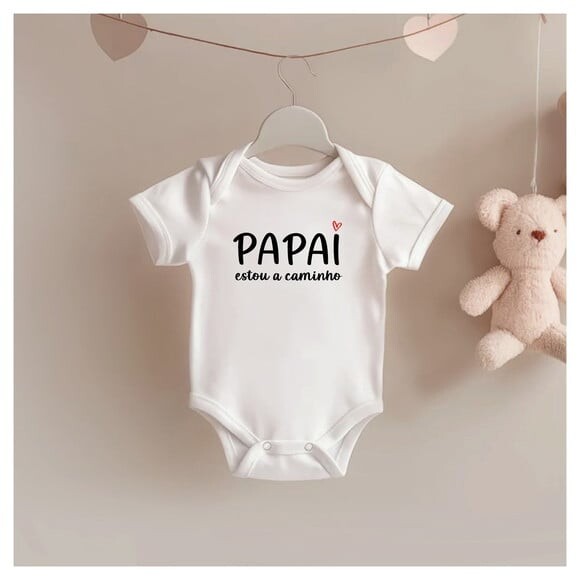Body Anúncio Gravidez para o Papai