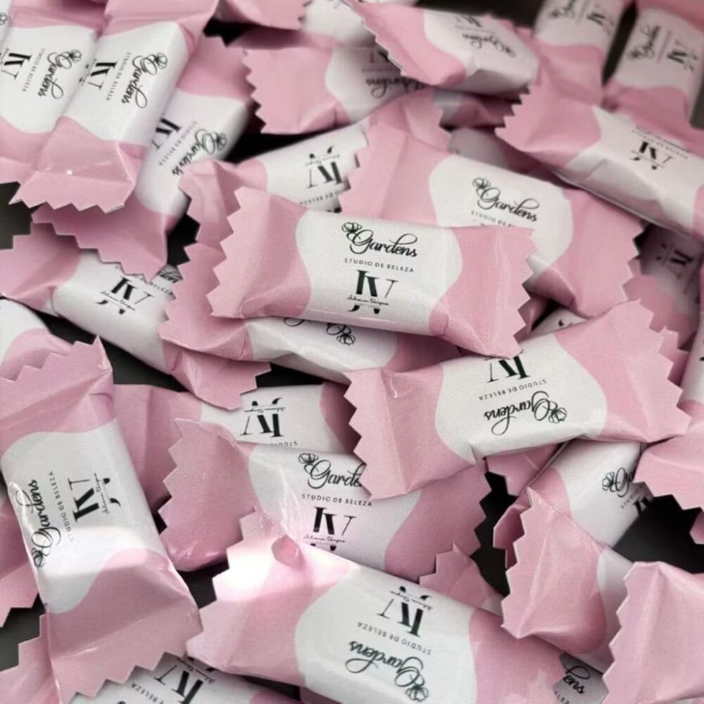 Kit 50 Balas Personalizadas para Lembrancinha