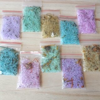 Kit 50 Saches de Escalda Pés  Lavanda c/ Ervas de Camomila
