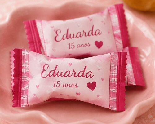 Kit 50 Balas Personalizadas para Lembrancinha