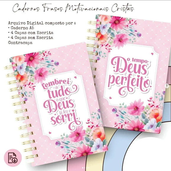 Arquivo Digital Caderno Floral