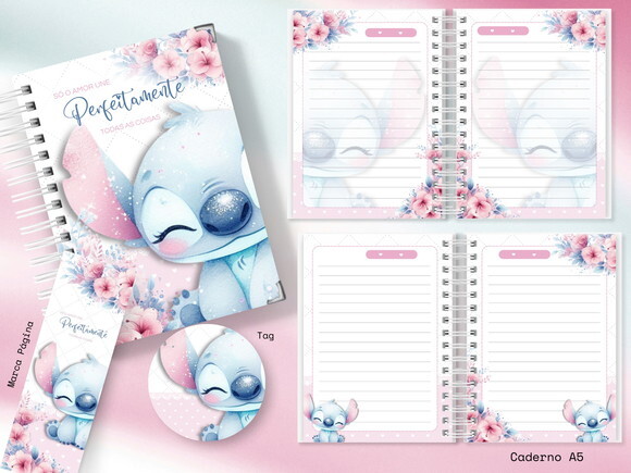 Arquivo Digital Caderno Stitch
