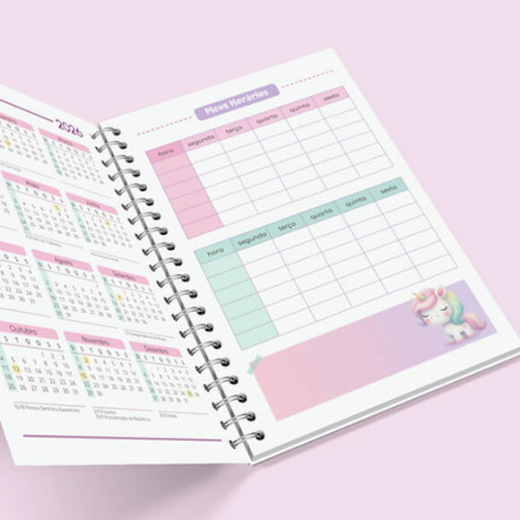 Arquivo Digital Caderno Unicornio