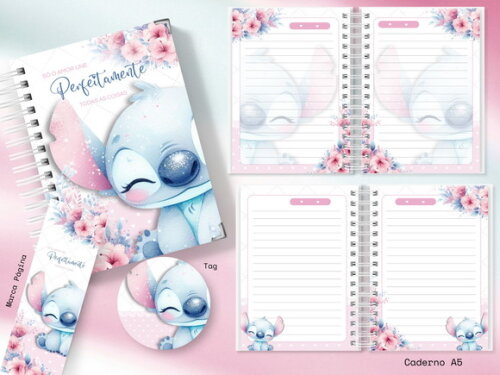 Arquivo Digital Caderno Stitch