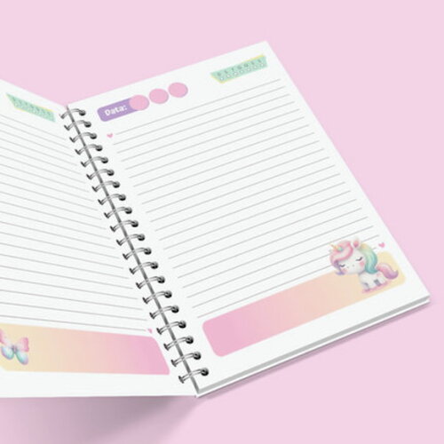 Arquivo Digital Caderno Unicornio