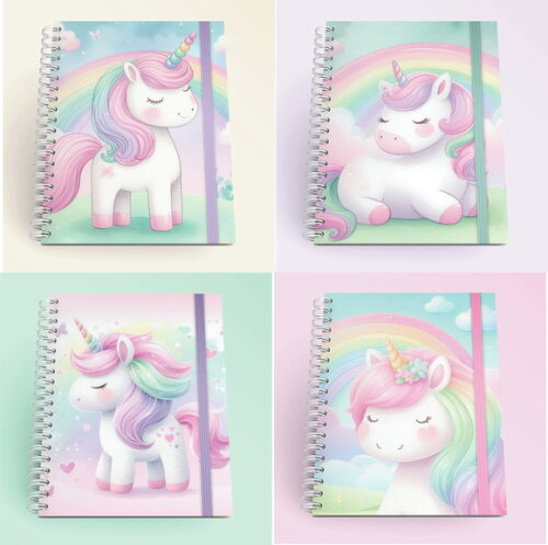 Arquivo Digital Caderno Unicornio
