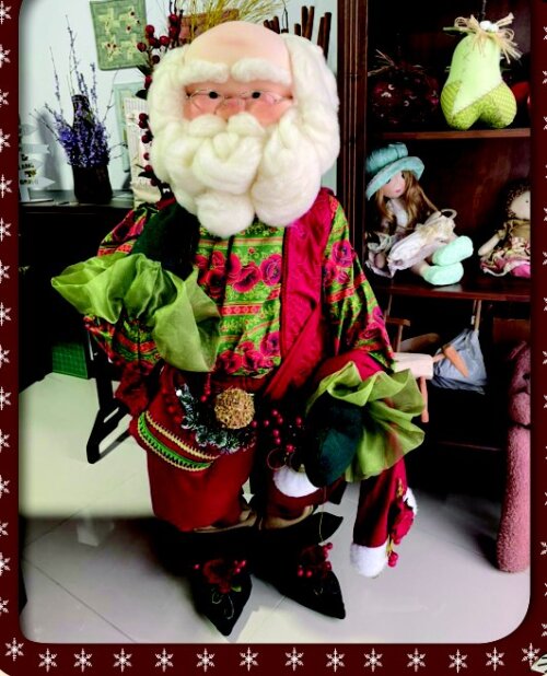 Molde papai Noel gigante