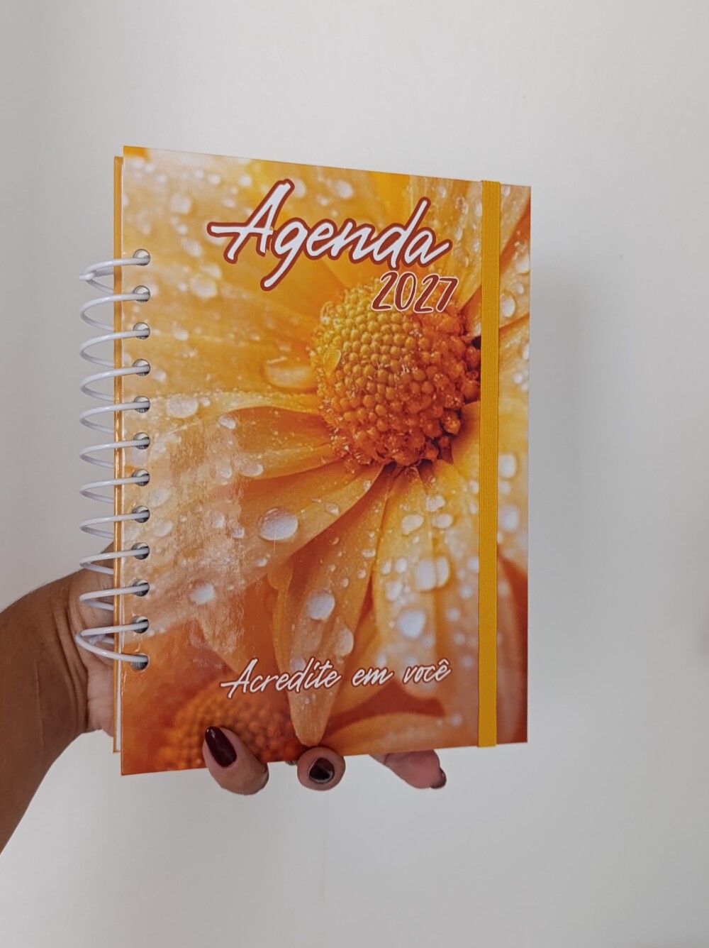 Agenda 2027 coleção Flower- amarelo