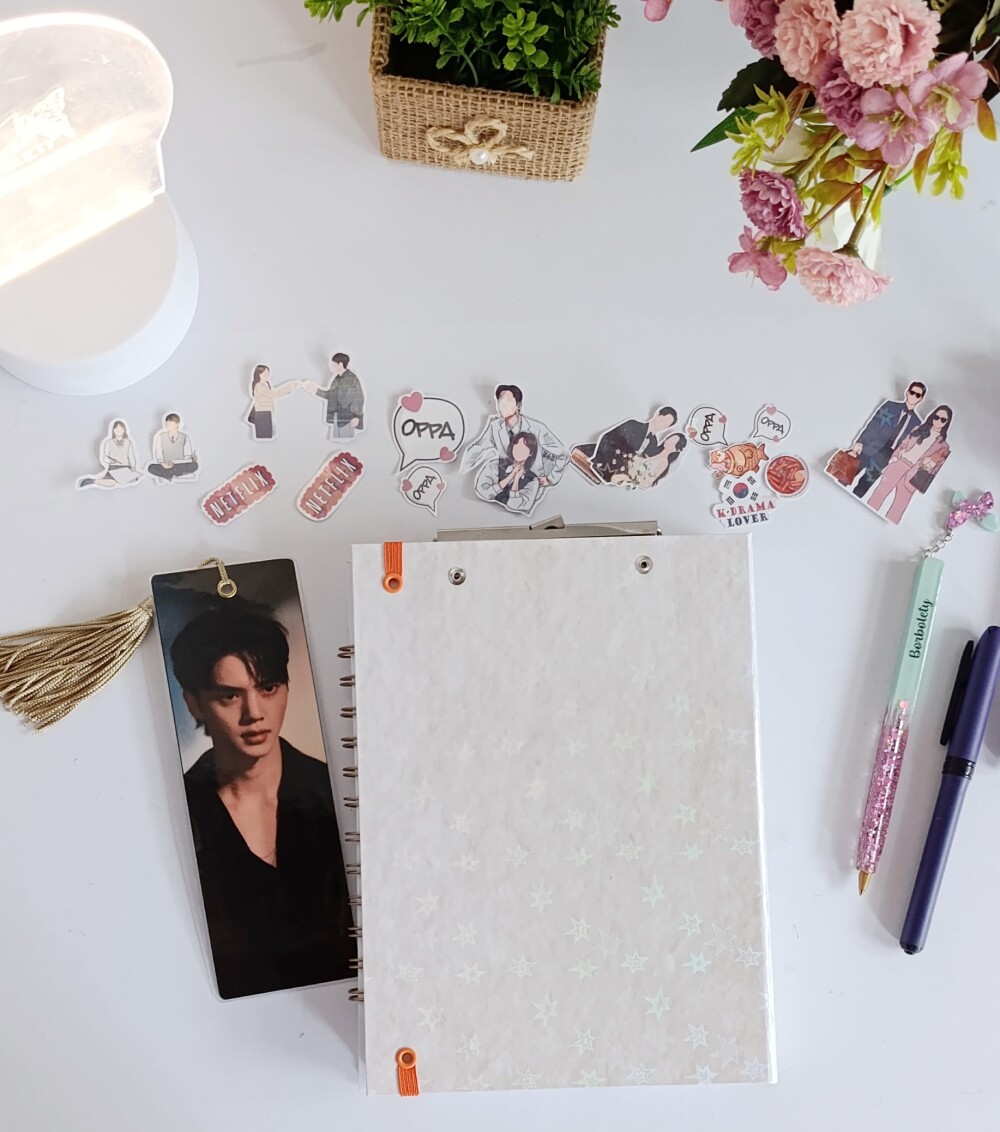 Caderno duplo Ficha de Doramas