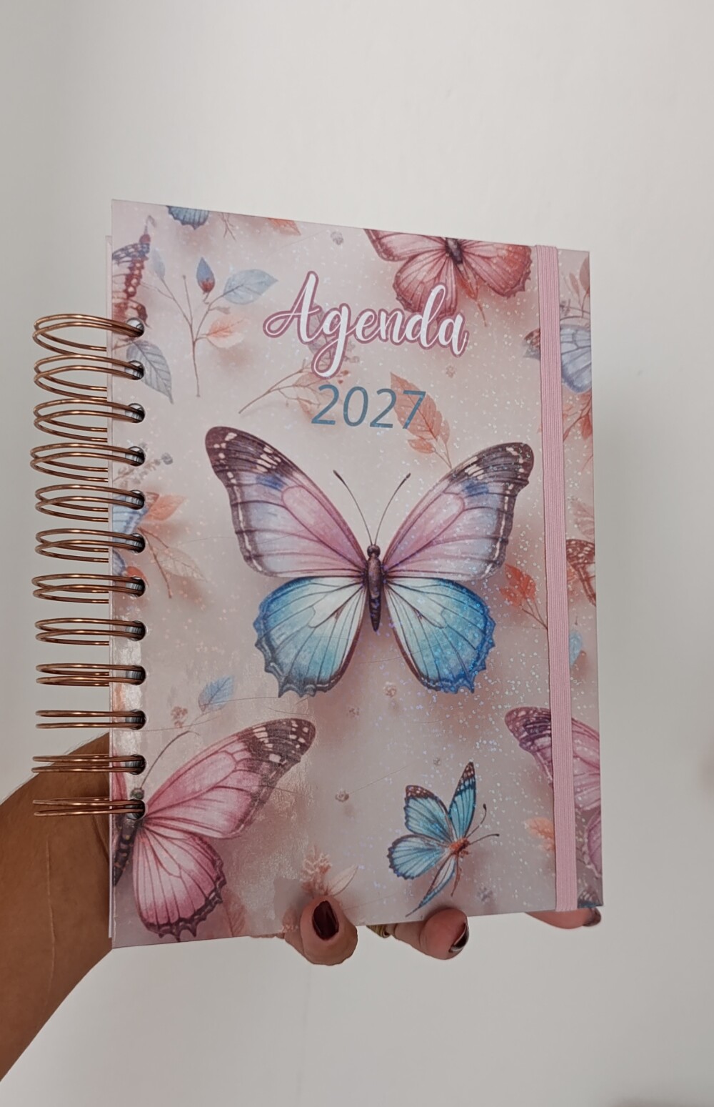 Agenda 2027- Coleção Borboletas- Glitter