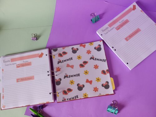 Caderno de receitas argolado
