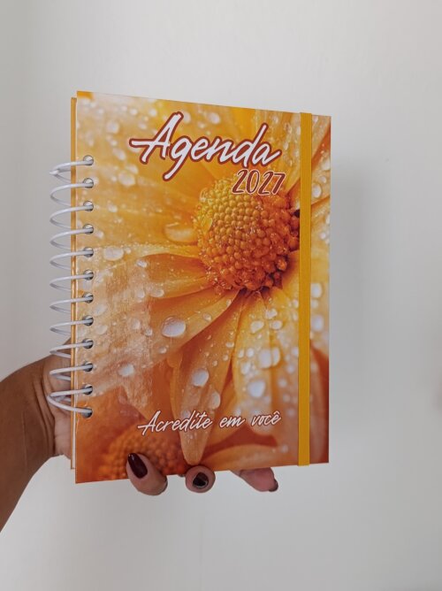 Agenda 2027 coleção Flower- amarelo