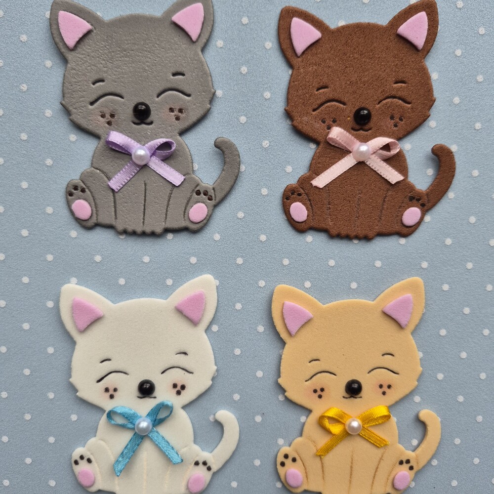 Aplique Gatinhos em EVA